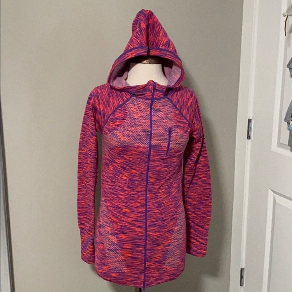 Soho funky sport zip up workout hoodie size L EUC